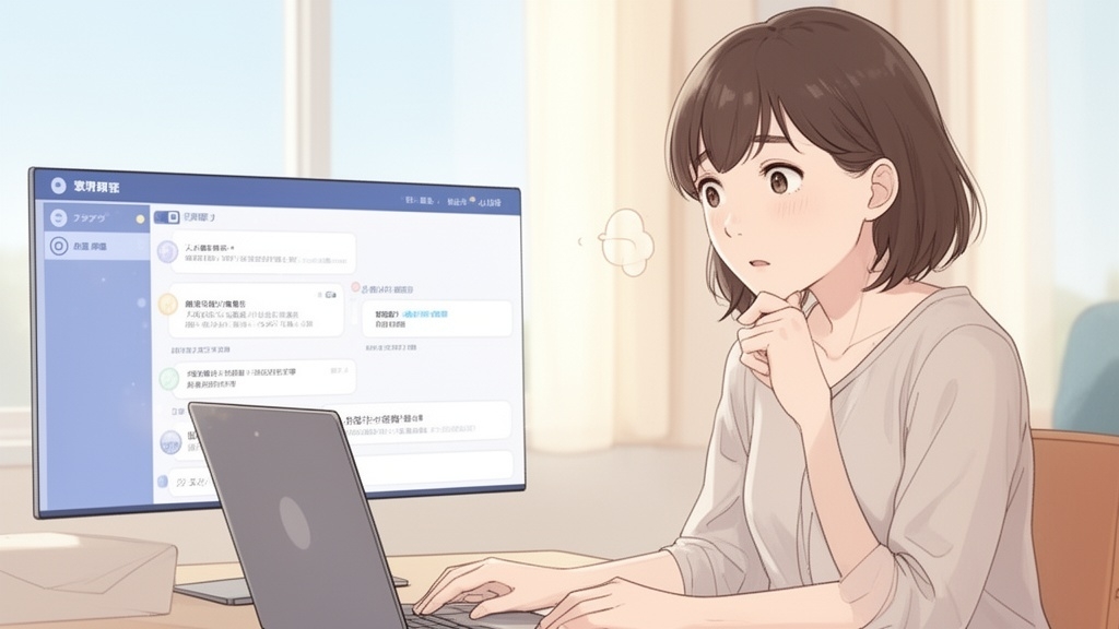 5ちゃんねるなどの掲示板で脂肪吸引の口コミを調査する女性